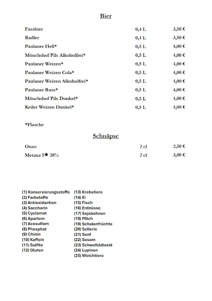 Menu_Griechisches Restaurant 