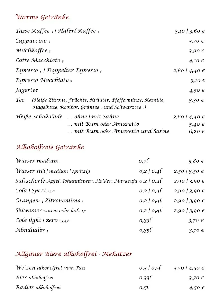 Menu_Wurzelhütte - Ofterschwang_Ofterschwang_immagine_1