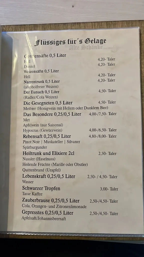 Menu_Alte Schänke zum Hasen_Nesselwang_immagine_1