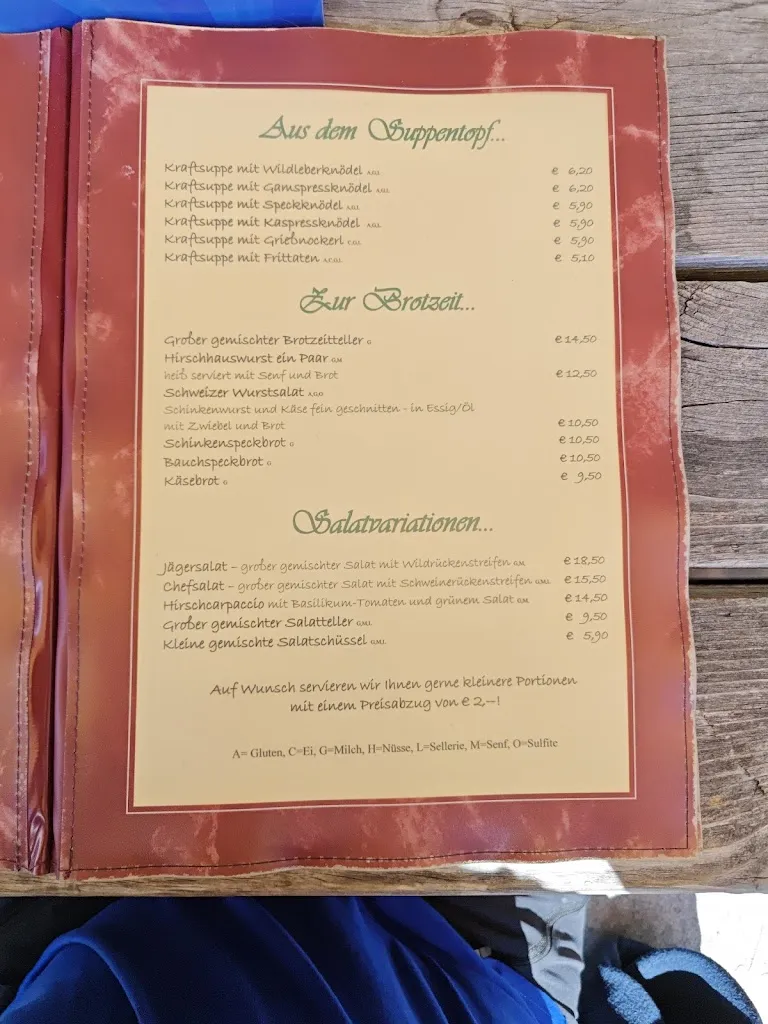 Menu_Alpengasthaus Jausenstation WECHNER_Austria_image_4
