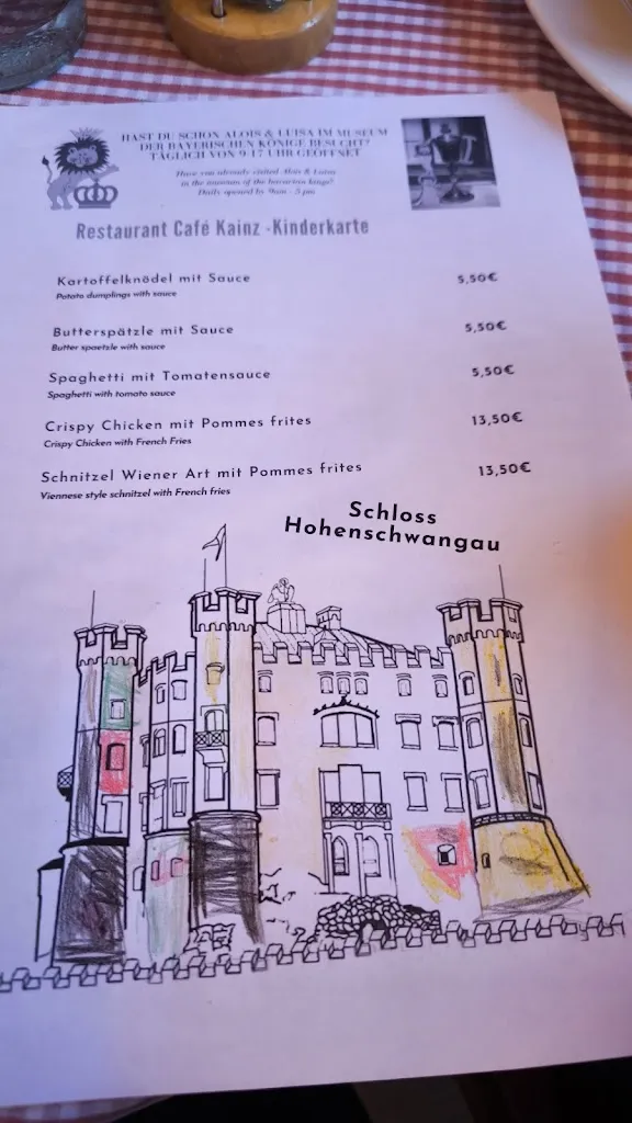 Menü_Kainz Restaurant_Schwangau_Bild_2