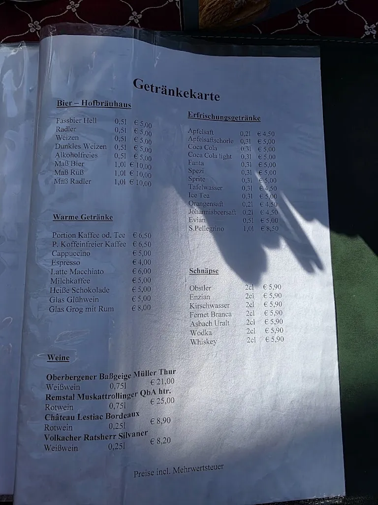 Menu_Neuschwanstein Castle Restaurant GmbH & Co. KG_Schwangau_immagine_4