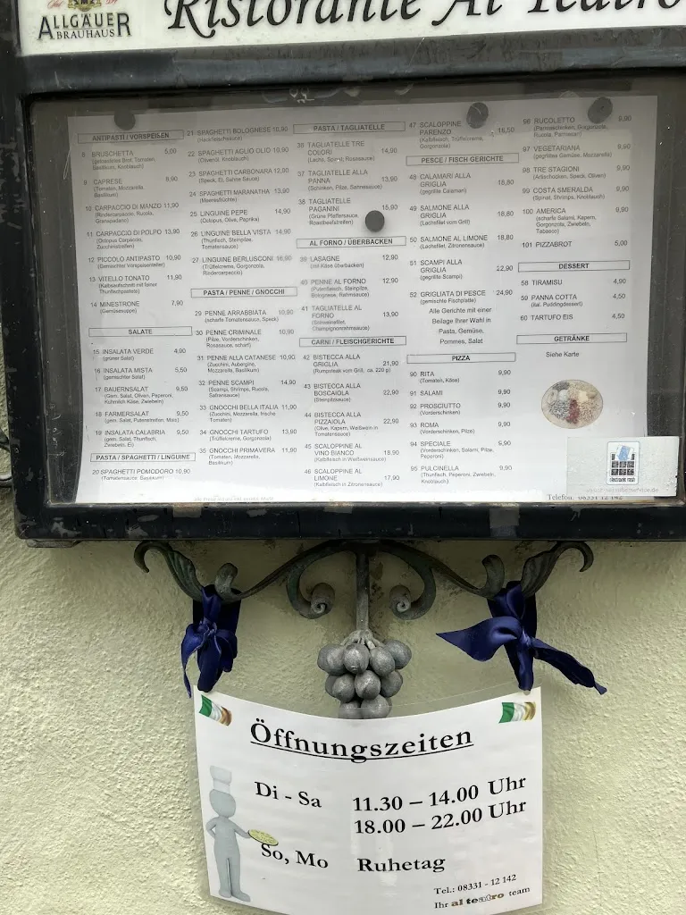 Menü_Ristorante al Teatro_Memmingen_Bild_2