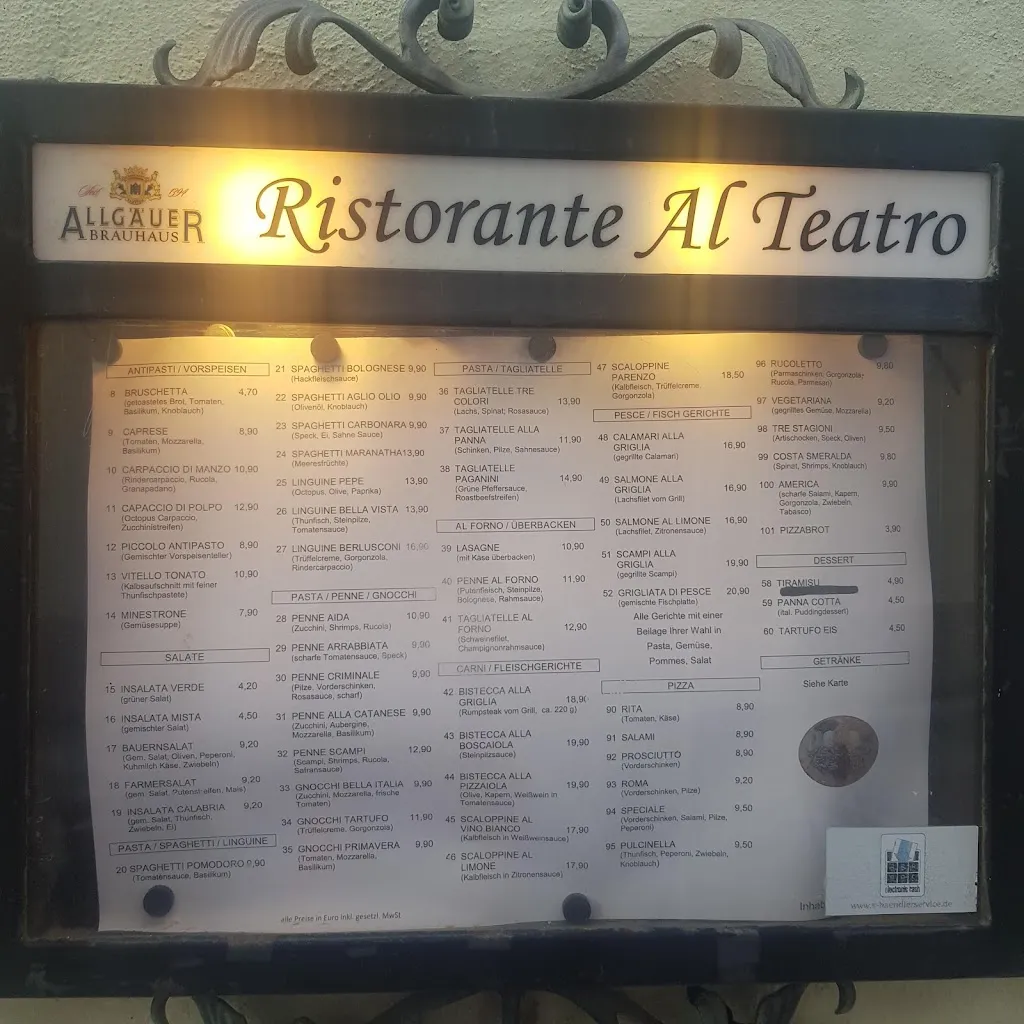 Menü_Ristorante al Teatro_Memmingen_Bild_3