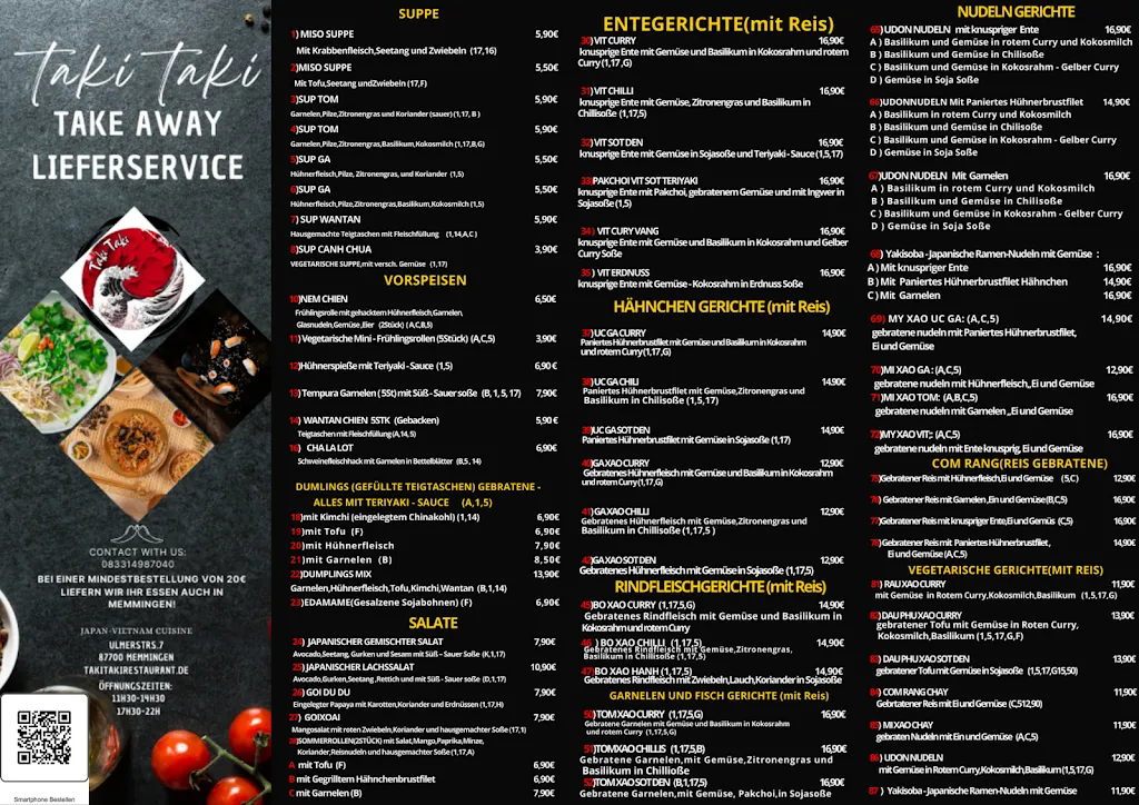 Menu_Taki Taki Restaurant_Memmingen_image_1