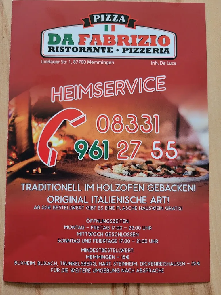 Menu_Da Fabrizio_Memmingen_immagine_2