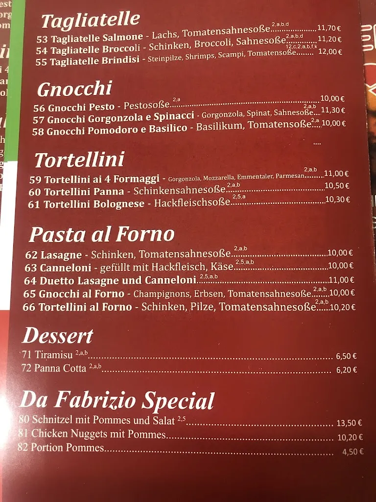 Menu_Da Fabrizio_Memmingen_immagine_3