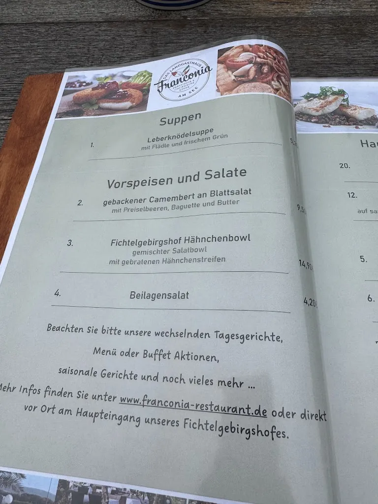 Menu_Pizzeria Restaurant Franconia am See_Himmelkron_immagine_2