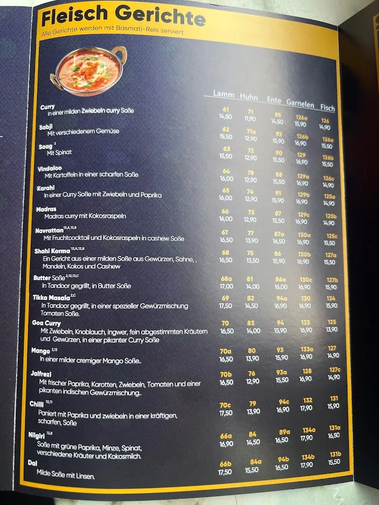 Menu_Restaurant Ganesha Palace, Original Indische Spezialitäten_Albstadt_immagine_1