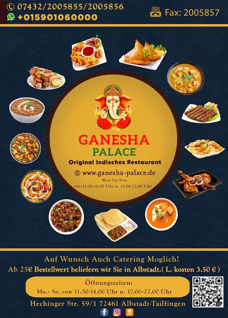 Menu_Restaurant Ganesha Palace, Original Indische Spezialitäten_Albstadt_immagine_2