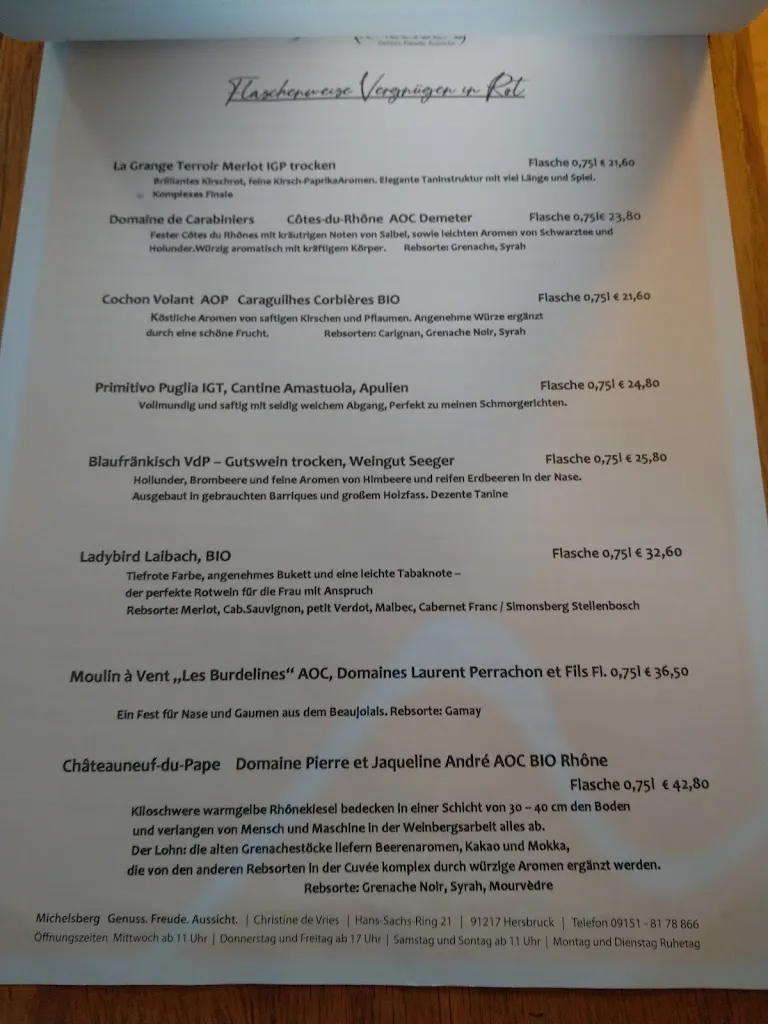 Menu_Restaurant Michelsberg_Hersbruck_immagine_3