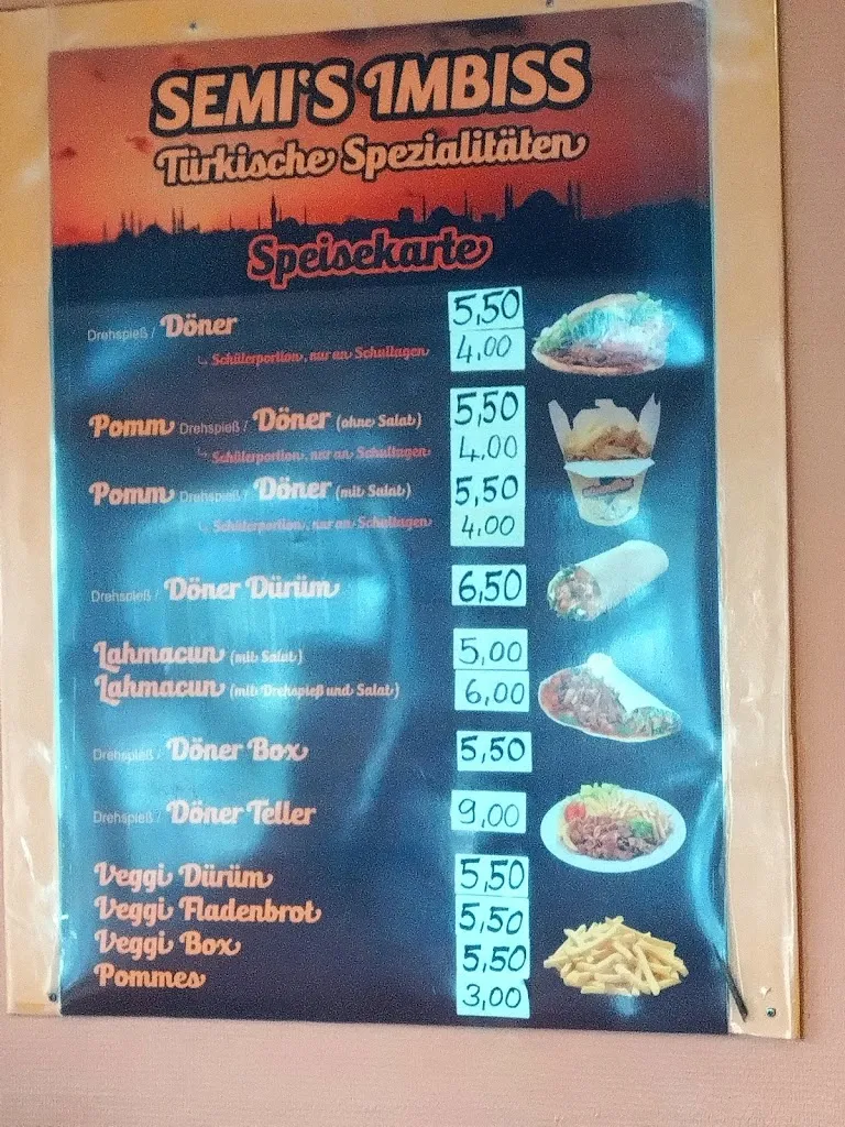 Menu_Semi's Imbiss_Hersbruck_immagine_1