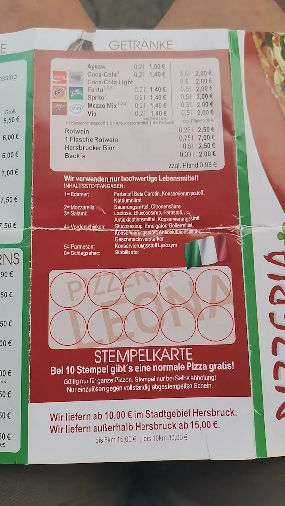 Menü_Pizzeria Leona_Hersbruck_Bild_1