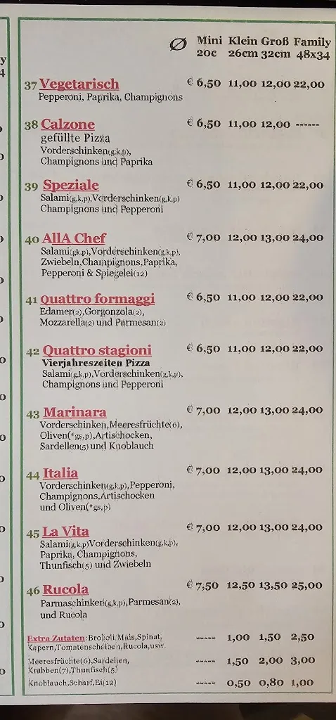 Menü_Pizzeria-Ristorante La Vita_Höchstädt_Bild_2
