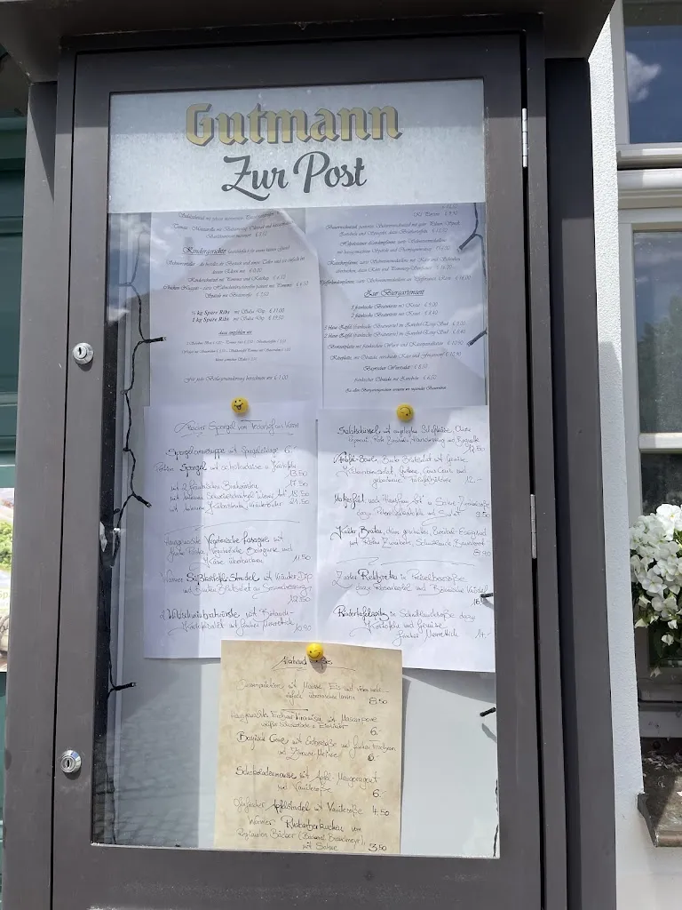 Menu_Hotel zum schwarzen Roß und Gutmann Zur Post_Hilpoltstein_immagine_2