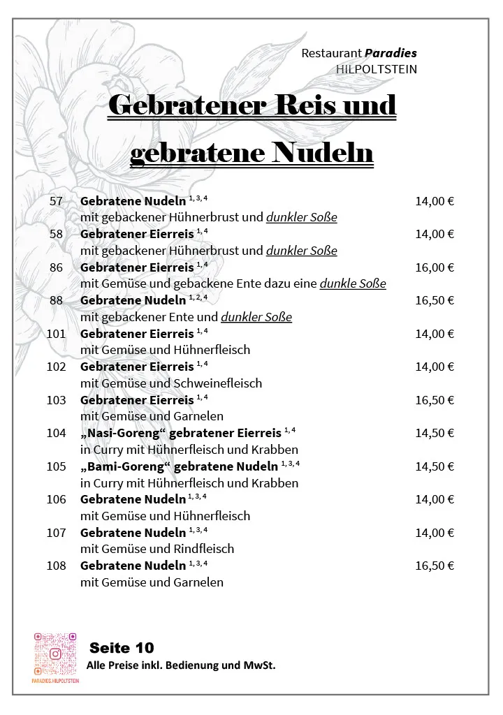 Menu_China Restaurant Paradies_Hilpoltstein_immagine_2