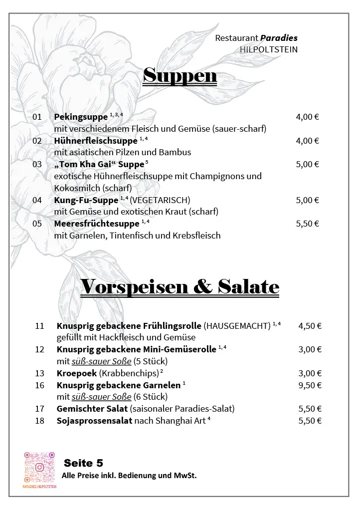 Menu_China Restaurant Paradies_Hilpoltstein_immagine_4