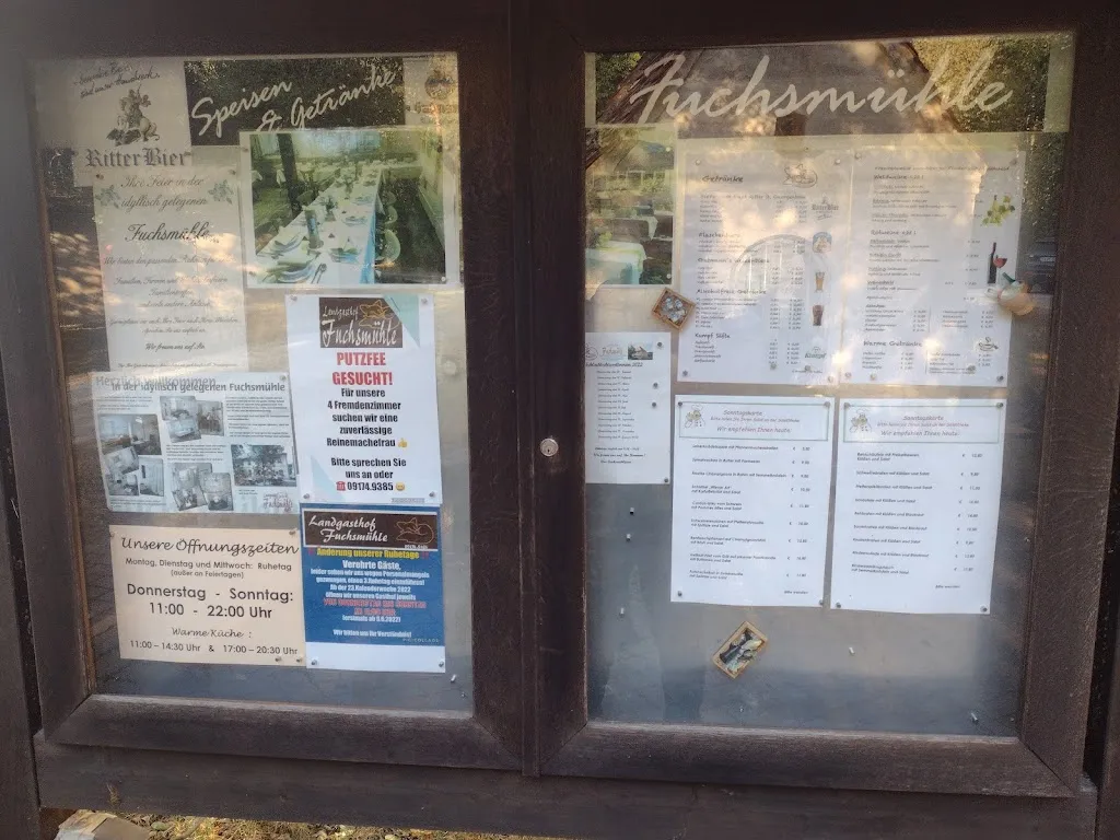 Menu_Landgasthof Fuchsmühle - Norbert Müller_Hilpoltstein_image_1