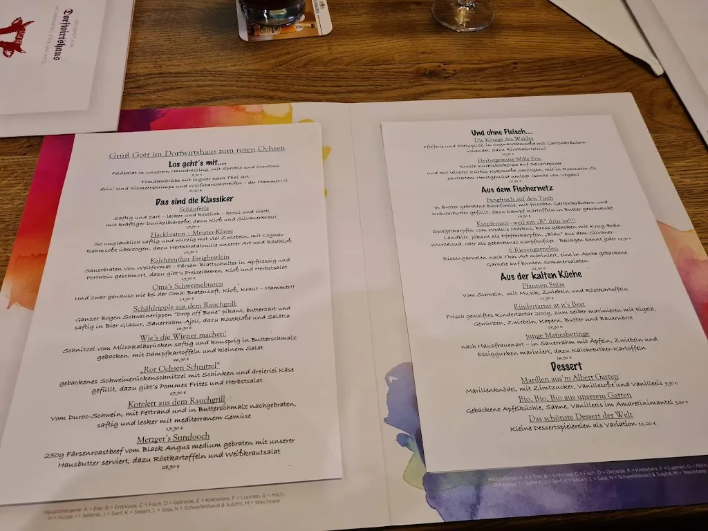 Menu_Dorfwirtshaus ZUM ROTEN OCHSEN und Hotel_Kalchreuth_image_2