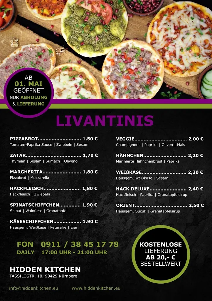 Menu_Hidden Kitchen_Nürnberg_immagine_1