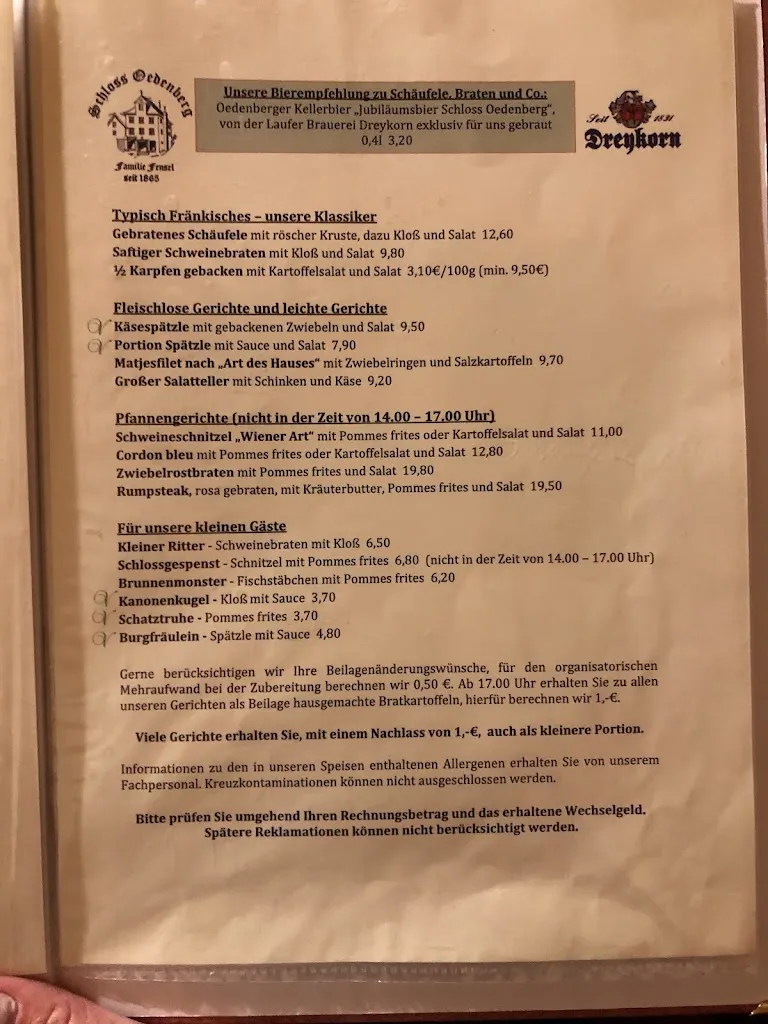 Menu_Schloss Oedenberg_Pegnitz_image_3
