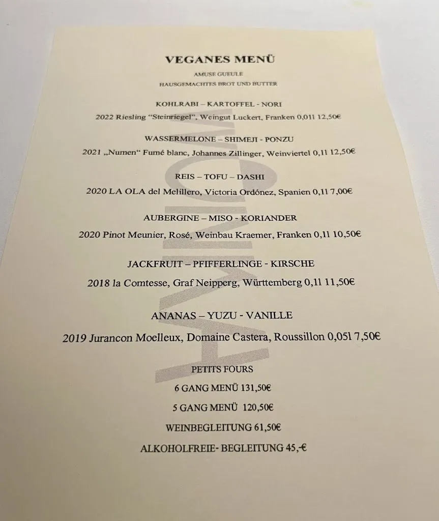 Menu_Wonka Restaurant & Kochwerkstatt_Nürnberg_immagine_1