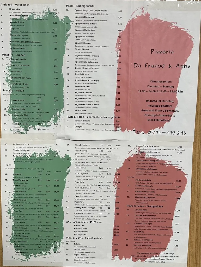 Menu_PIZZERIA DA FRANCO & ANNA_Hilpoltstein_image_2