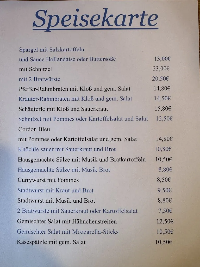 Menu_Gasthaus Restaurant Frische Quelle_Herzogenaurach_image_1
