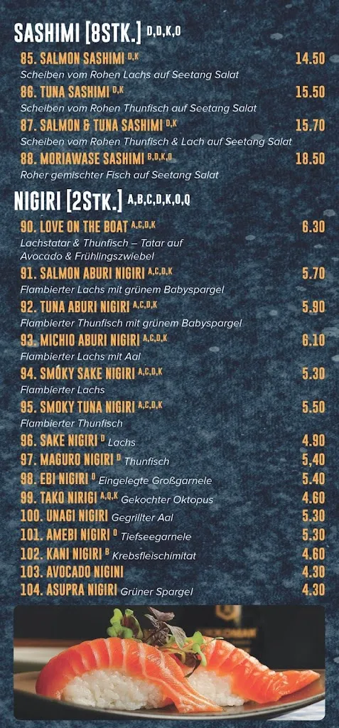 Menu_Restaurant Michio Herzogenaurach_Herzogenaurach_immagine_3