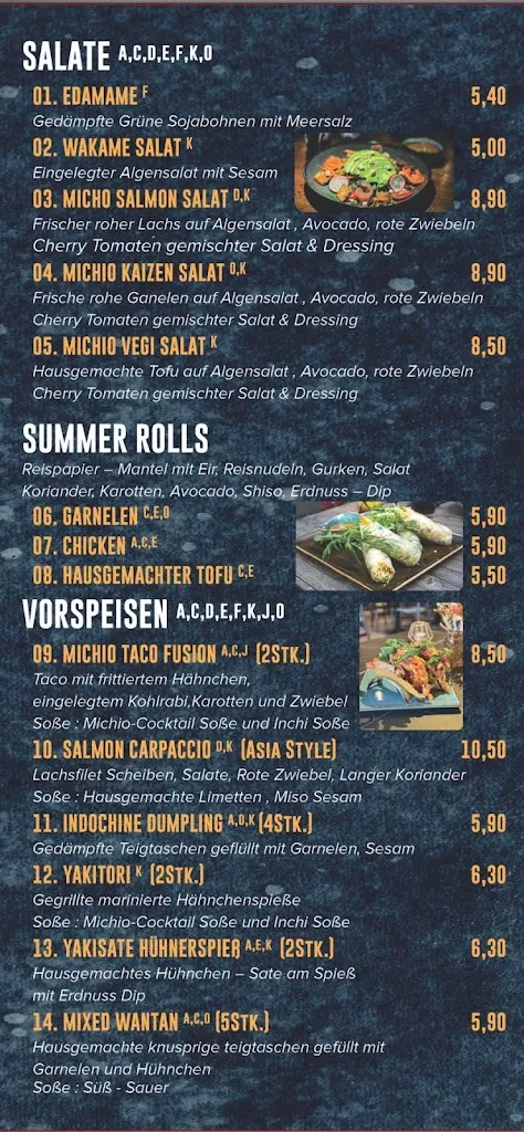 Menu_Restaurant Michio Herzogenaurach_Herzogenaurach_immagine_4