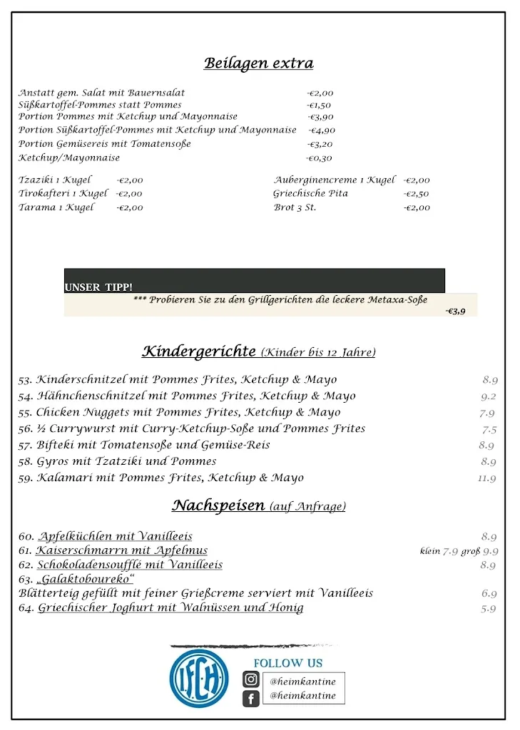 Menu_Restaurant Heimkantine_Herzogenaurach_immagine_4