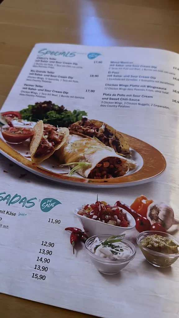 Menu_Chilli's Herzogenaurach Mexican Restaurant y Bar_Herzogenaurach_image_2