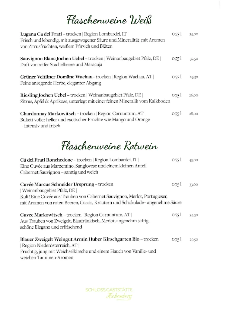 Menu_Schlossgaststätte Hohenberg_Seeshaupt_image_3