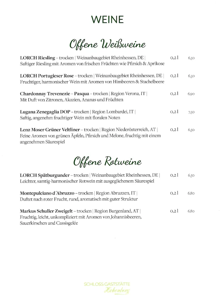 Menu_Schlossgaststätte Hohenberg_Seeshaupt_image_4