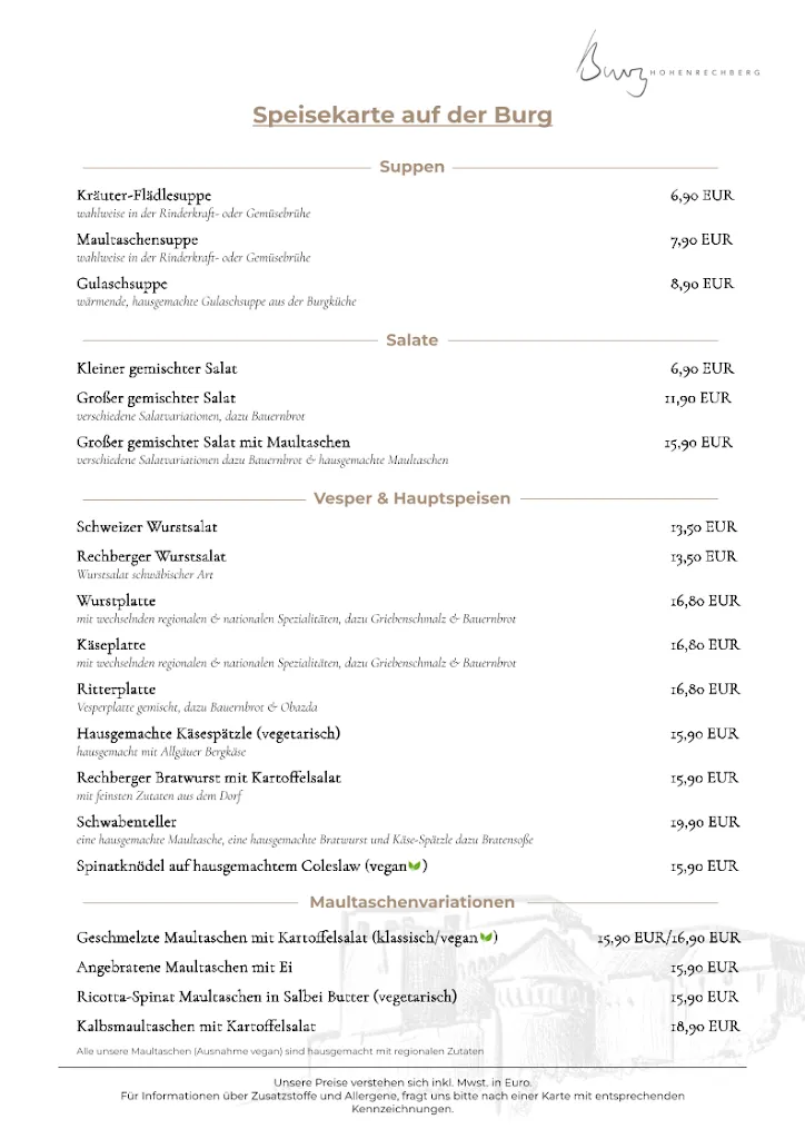 Menu_Burgschänke Hohenrechberg_Gmünd_immagine_3