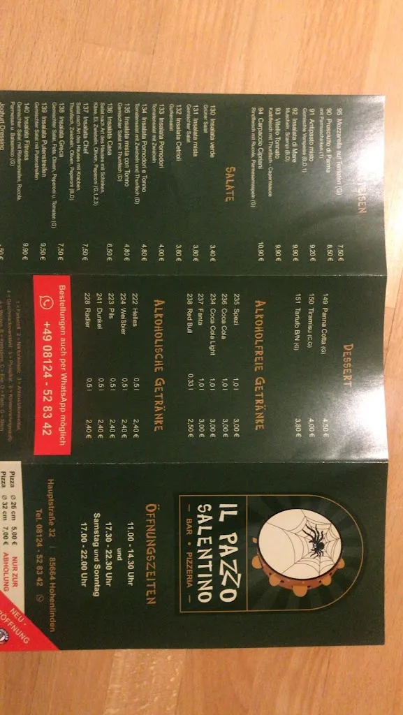 Menu_Ristorante Pizzeria La Posta_Hohenlinden_image_2