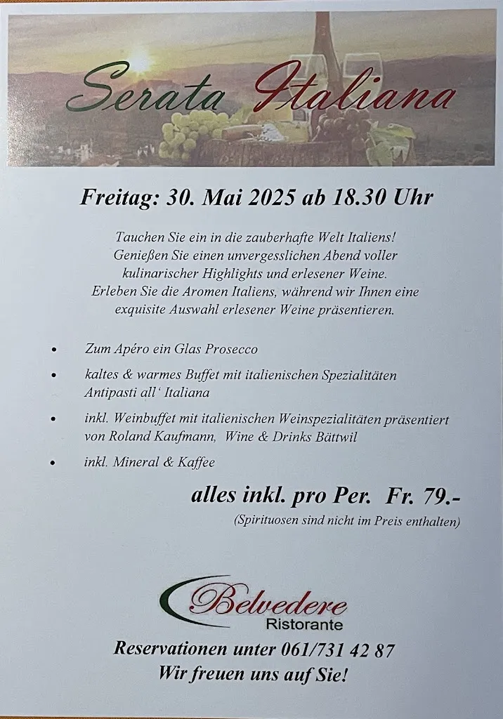 Menu_Ristorante Belvedere_Hofstetten-Flüh_immagine_1