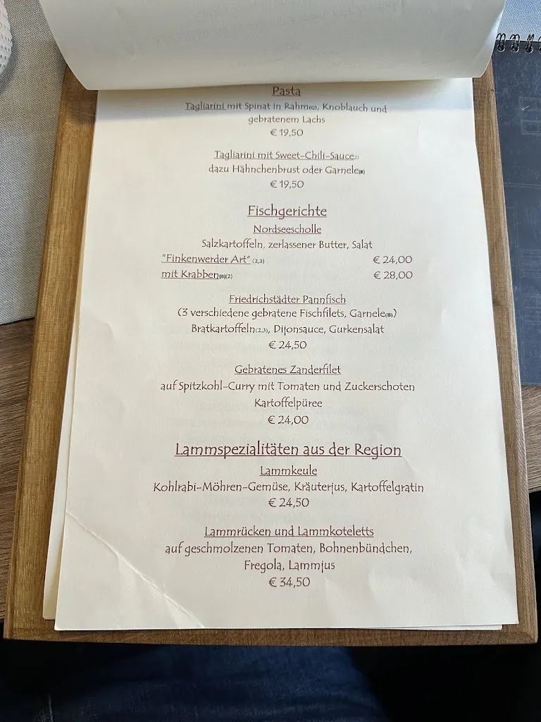 Menu_Holländische Stube_Friedrichstadt_immagine_3