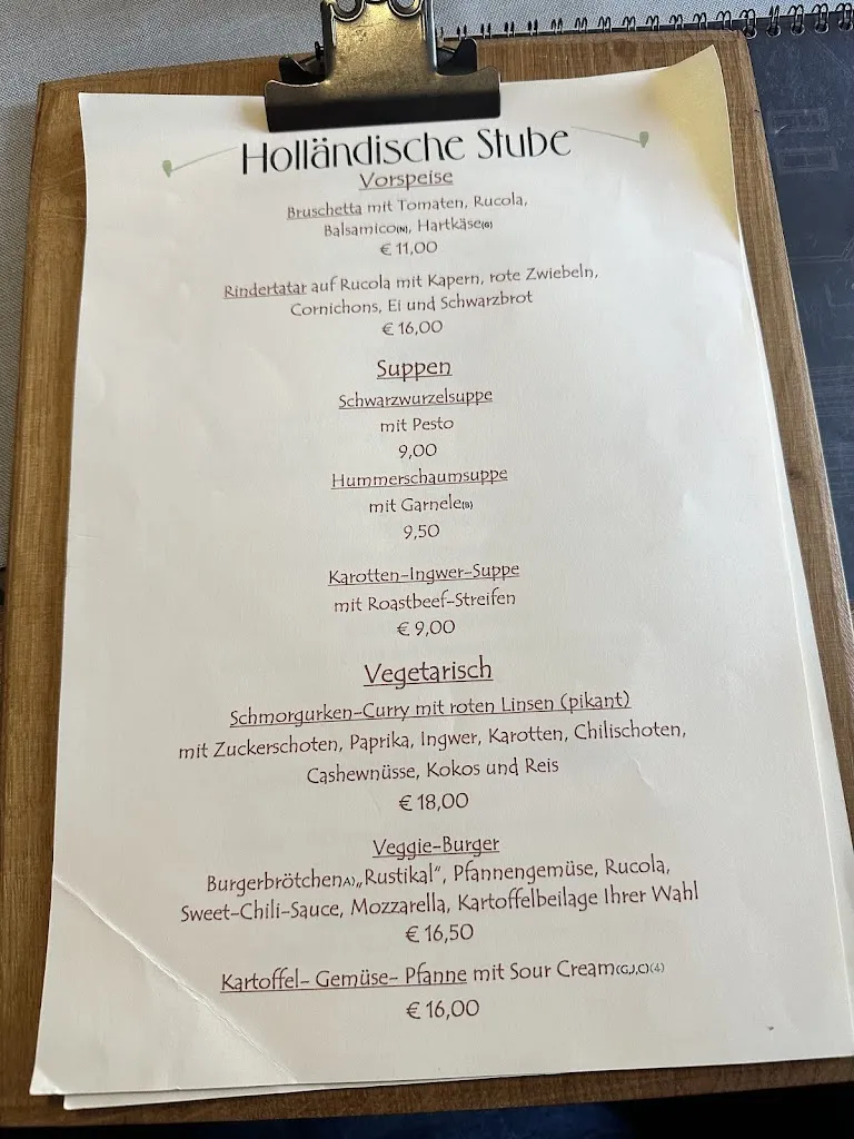 Menu_Holländische Stube_Friedrichstadt_immagine_4