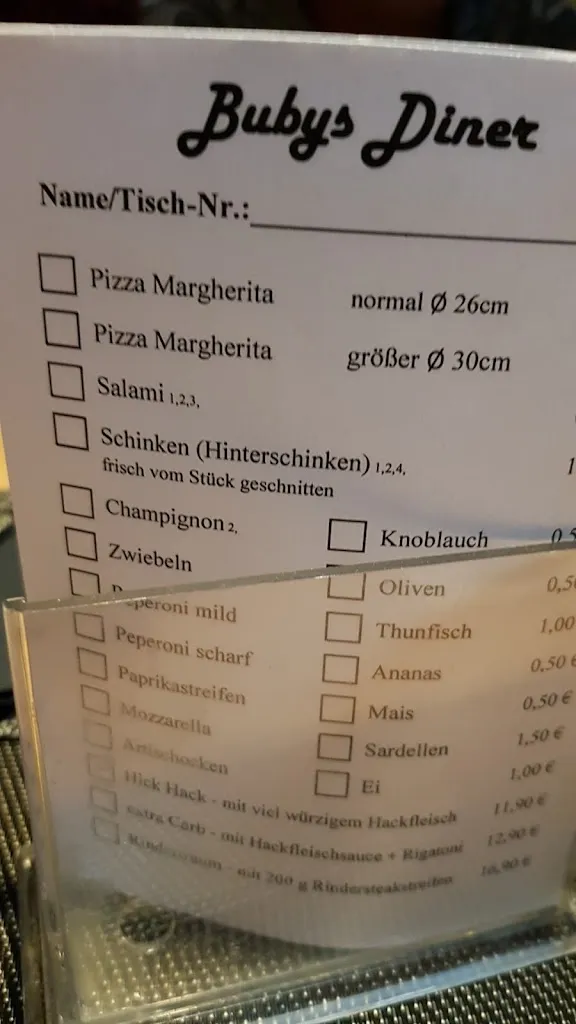 Menu_Buby's Diner_Hof_immagine_1