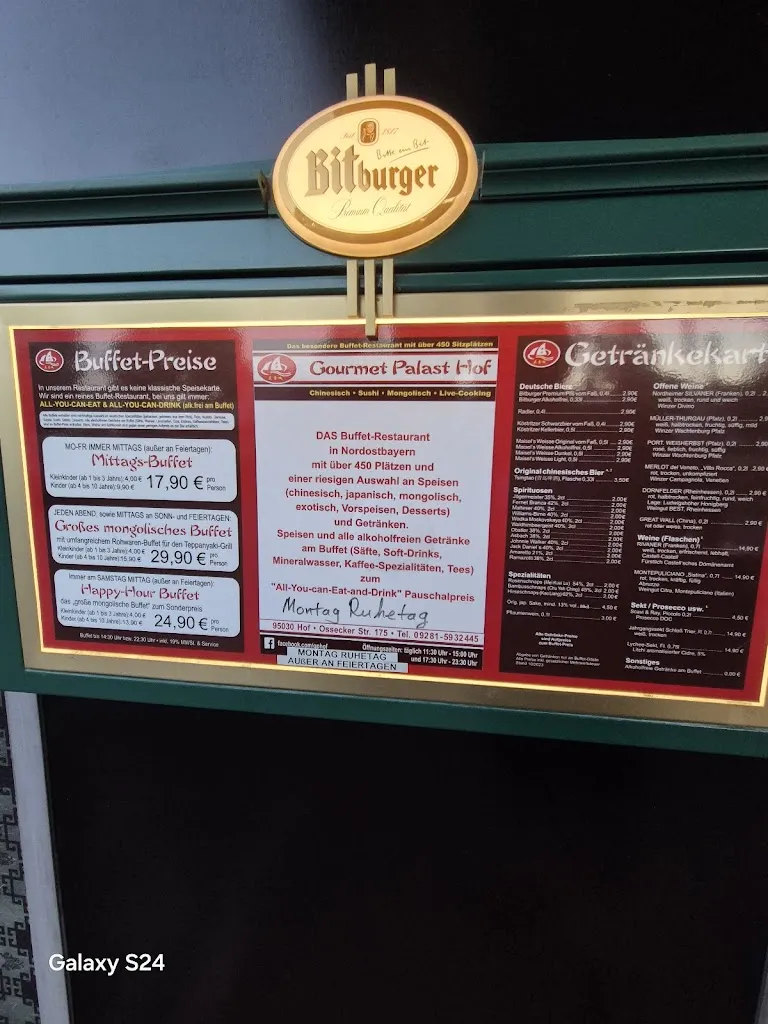 Menü_Gourmet Palast Hof_Hof_Bild_3