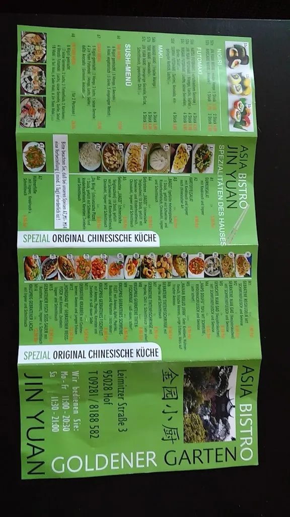 Menu_Goldener Garten - Asia Bistro Jin Yuan_Hof_immagine_4