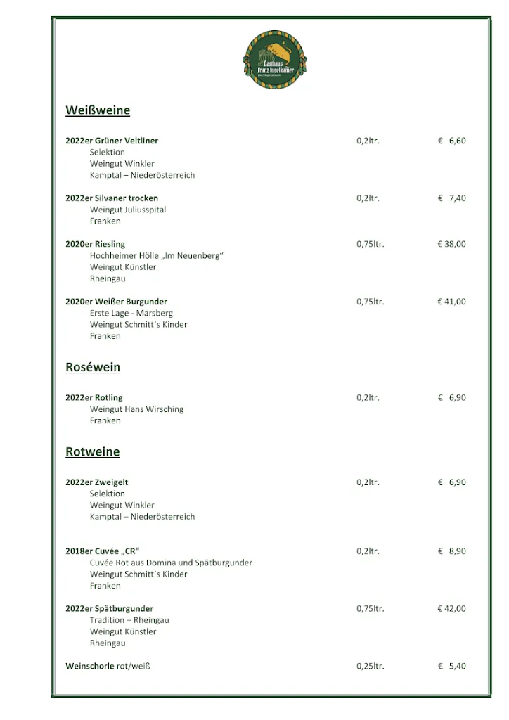 Menu_Gasthaus Franz Inselkammer_Höhenkirchen-Siegertsbrunn_image_4