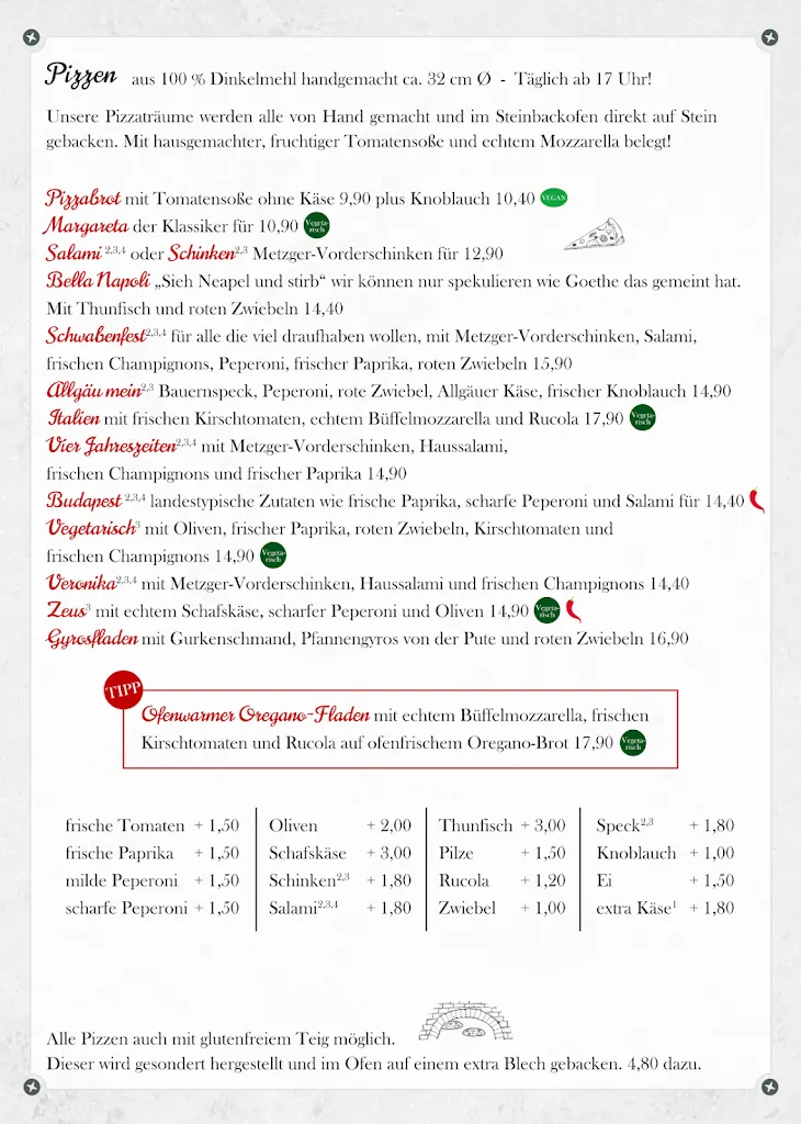 Menu_Tante Paula am Campingplatz Hopfen am See_Füssen_immagine_2