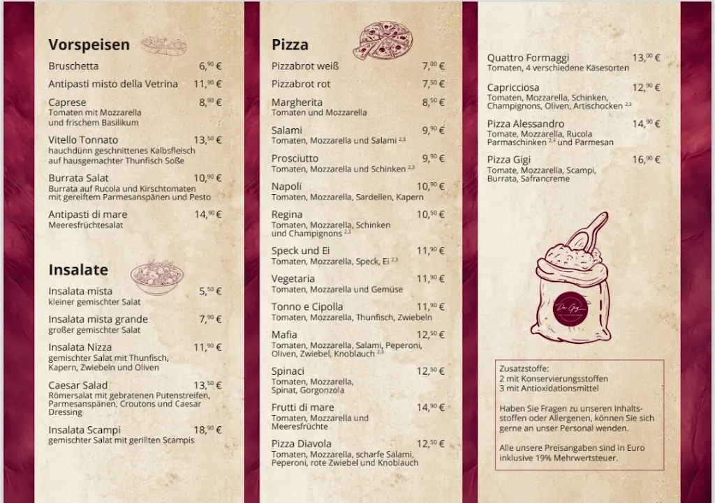 Menu_Restaurant Da Gigi Golf Club Höslwang_Höslwang_immagine_1