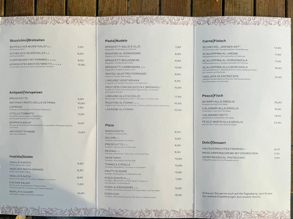 Menu_Restaurant Da Gigi Golf Club Höslwang_Höslwang_immagine_3