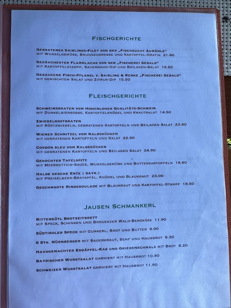 Menu_Landgasthof Rittergütl_Icking_immagine_1