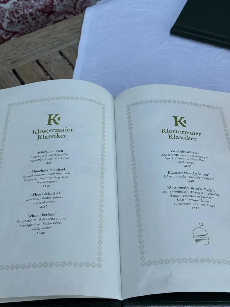 Menu_Restaurant Klostermaier_Icking_image_1