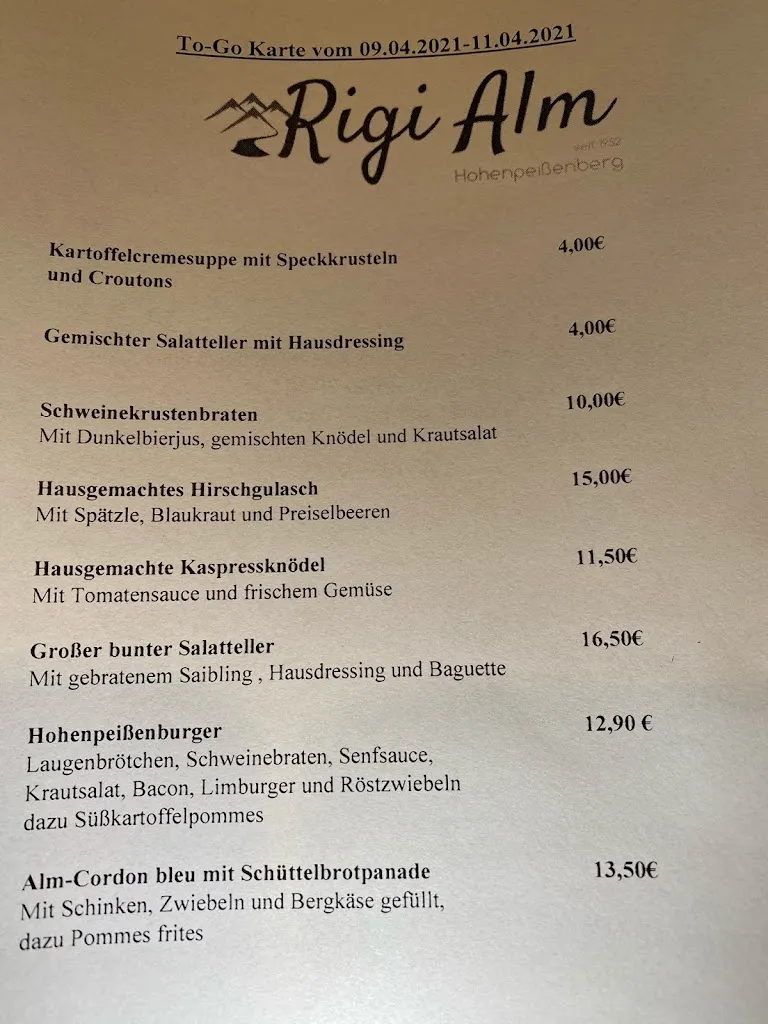 Menu_Restaurant Rigi Alm_Hohenpeißenberg_image_1