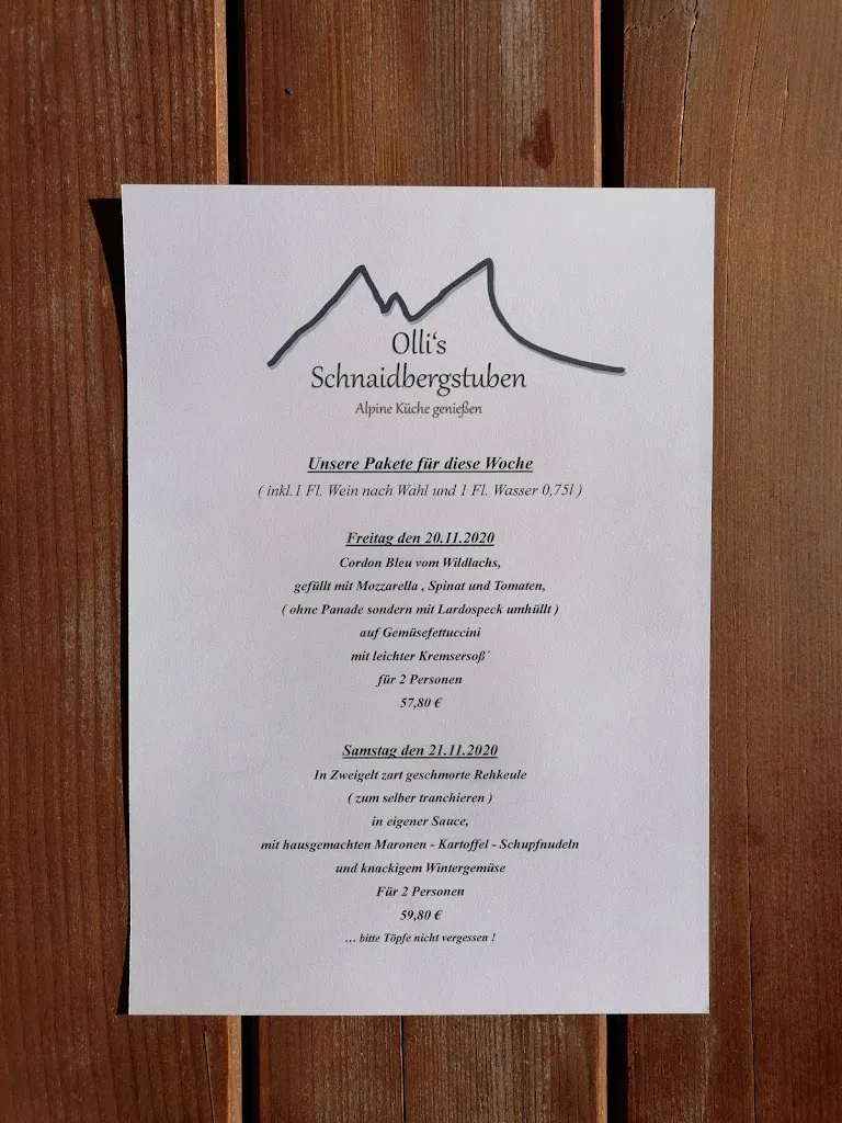 Menu_Olli's Schnaidbergstuben_Peiting_immagine_1